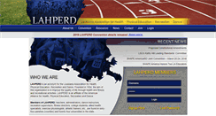 Desktop Screenshot of lahperd.org